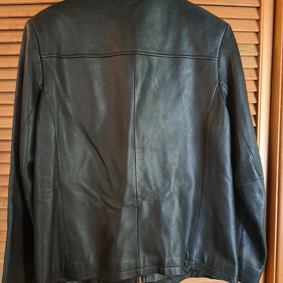 Talbots 100% leather jacket - Picture 3 of 3